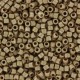 Miyuki delica kralen 11/0 - Duracoat galvanized matted champagne DB-1834F
